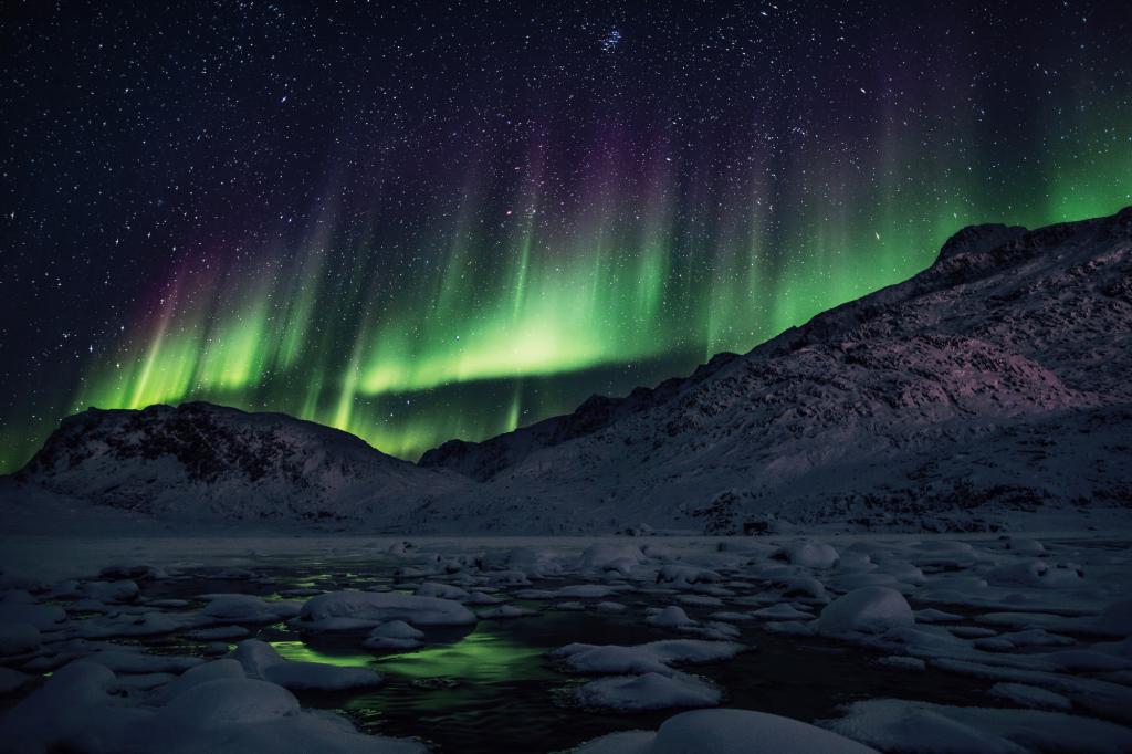 Aurora Borealis in Grönland