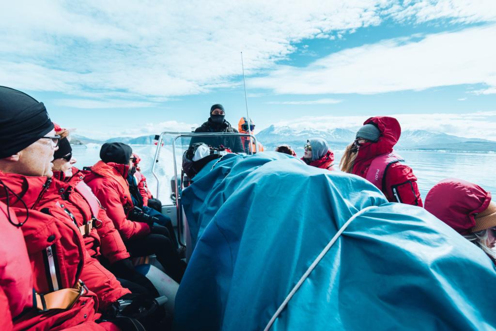 Schnellboot-Transfer durch Südgrönland