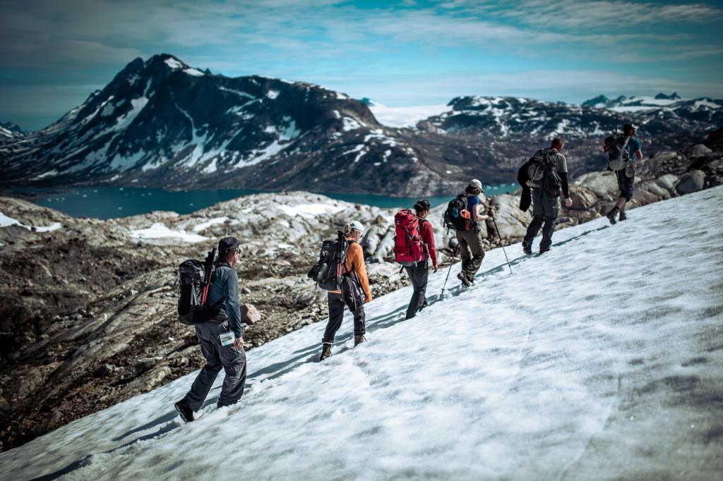 Bergwandern bei Tiniteqilaaq in Ostgrönland