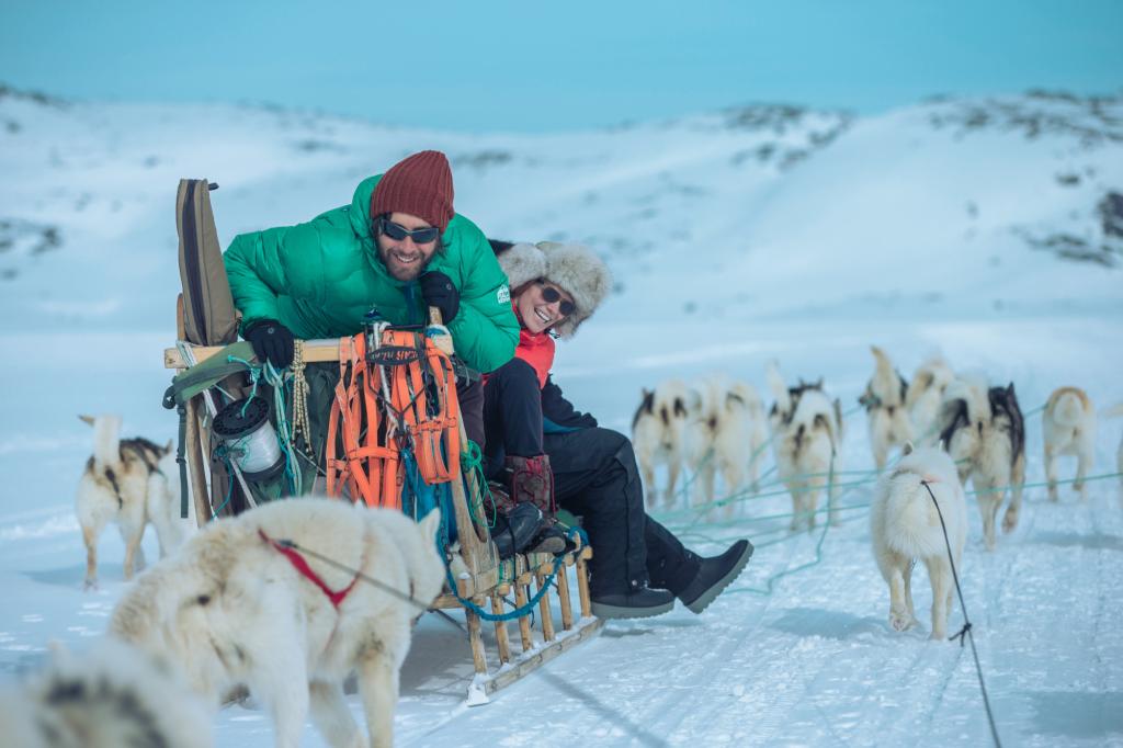 Neue Freunde - die grönländischen Schlittenhunde