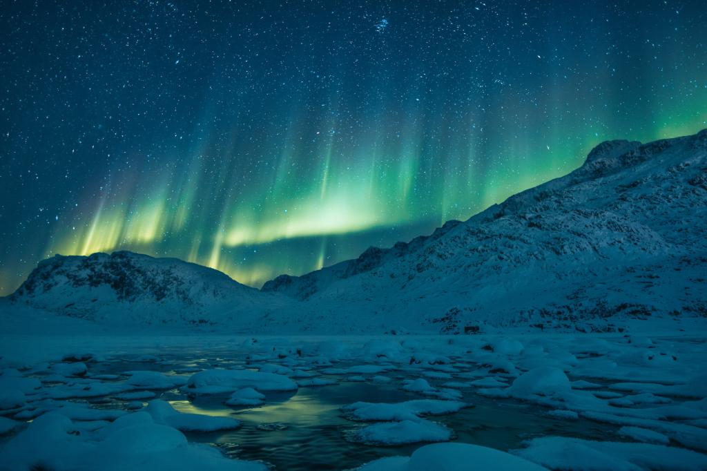 Nordlichter in Grönland