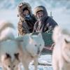 Hinaus aus Ilulissat mit den Schlittenhunden