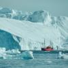 Ganz nah am Eis mit einem Ausflugsboot von Ilulissat