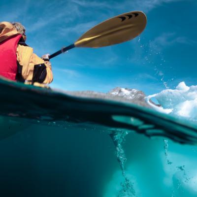 Paddle among icebergs - Kayaking in Greenland