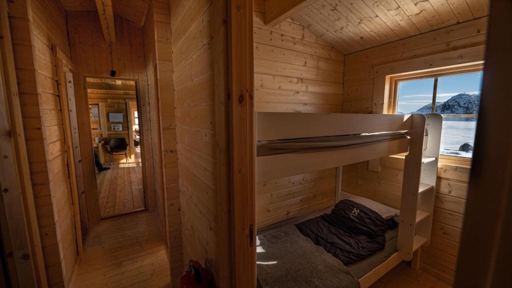 Bedrooms inside Igloo Lodge