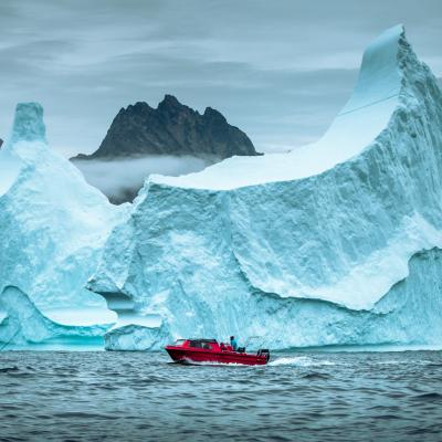 Big iceberg close to Tasiilaq in East Greenland