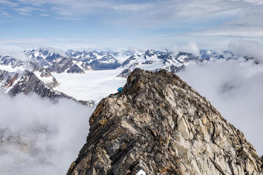 Conquering an un-named peak in East Greenland