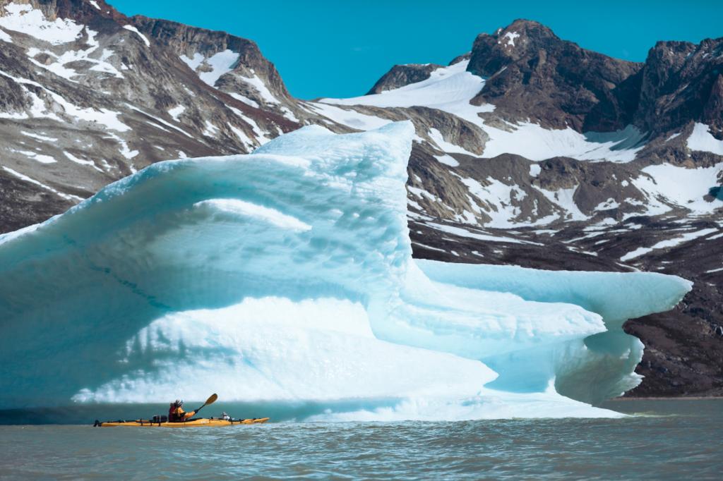 Kayaking in East Greenland