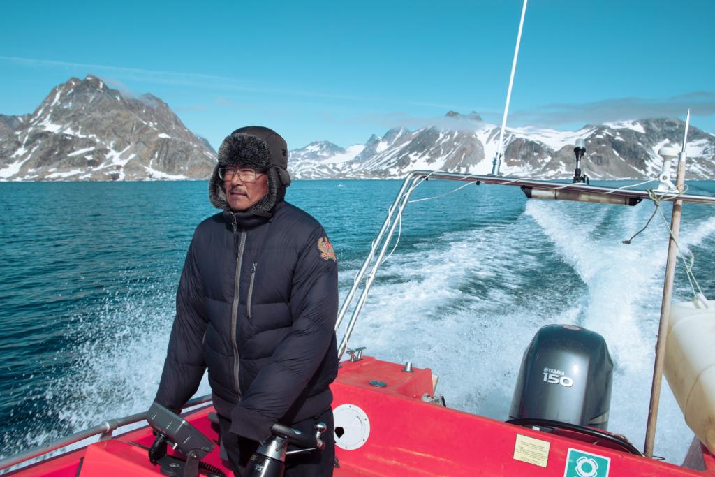Boat transfer in East Greenland